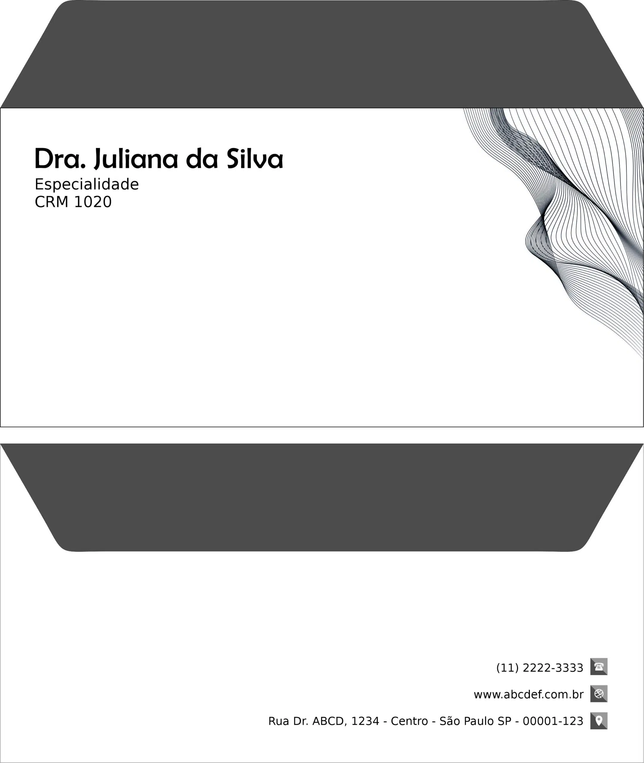 Envelope Ofício (Carta) Otorrinolaringologia Granada