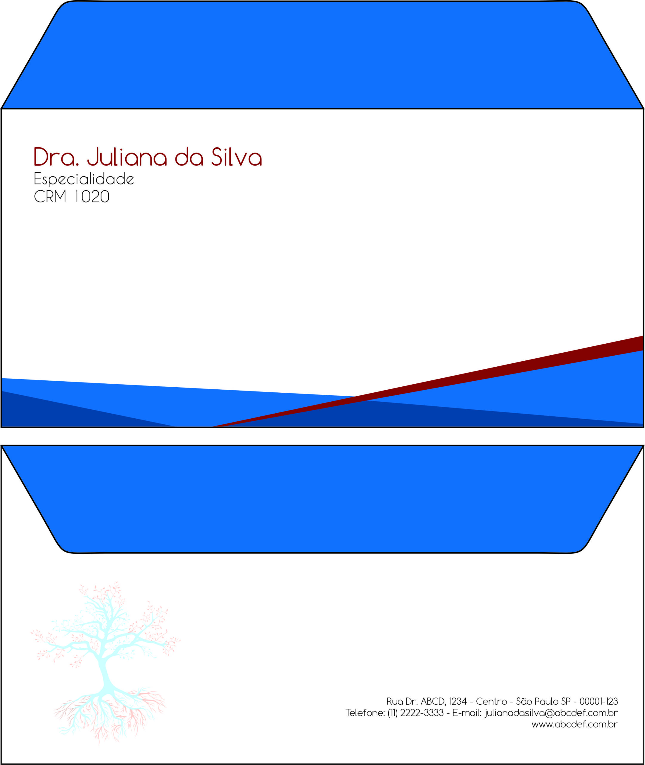 Envelope Ofício (Carta) Angiologia e Vascular Gante