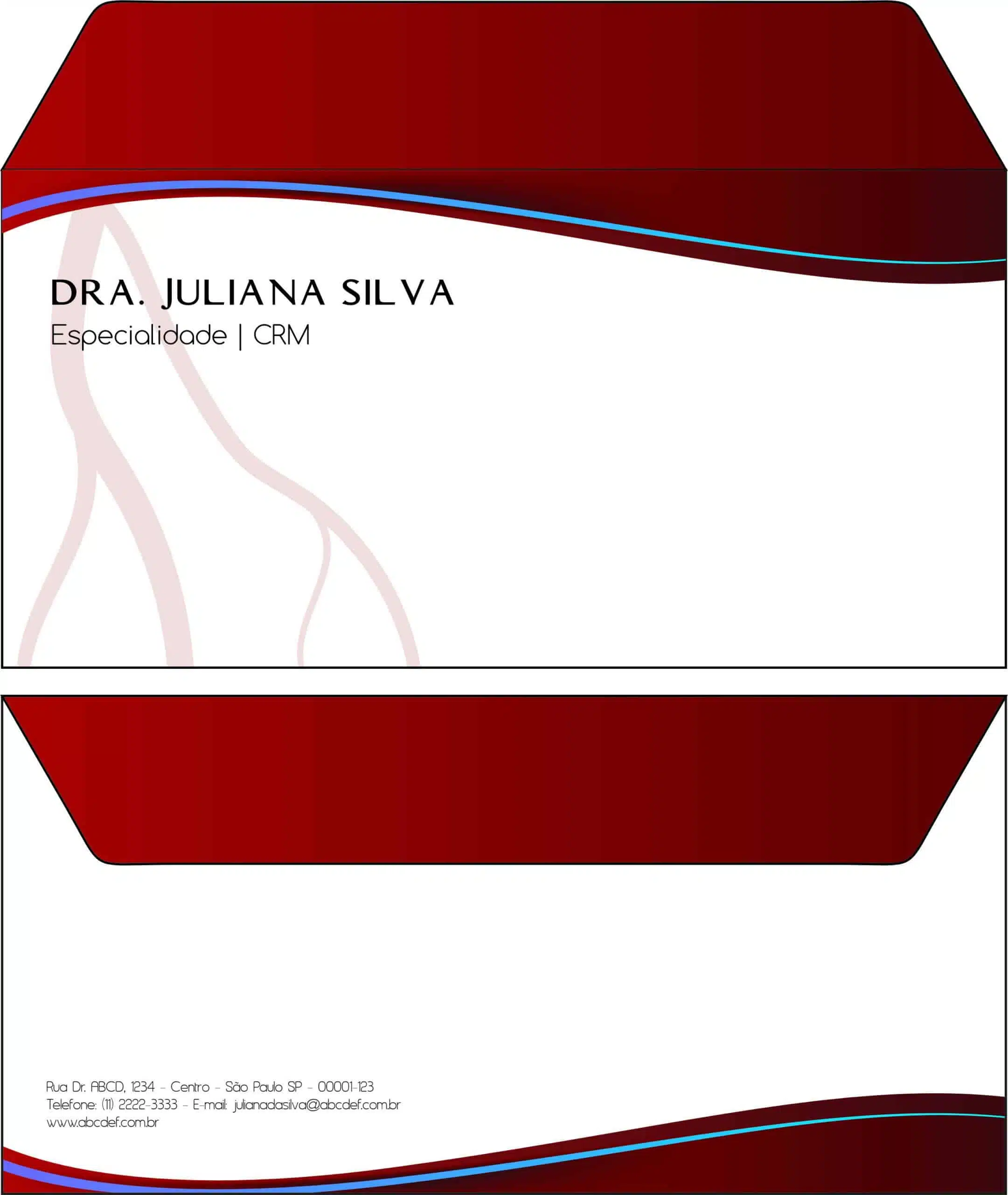 Envelope Ofício (Carta) Angiologia e Vascular Bruxelas