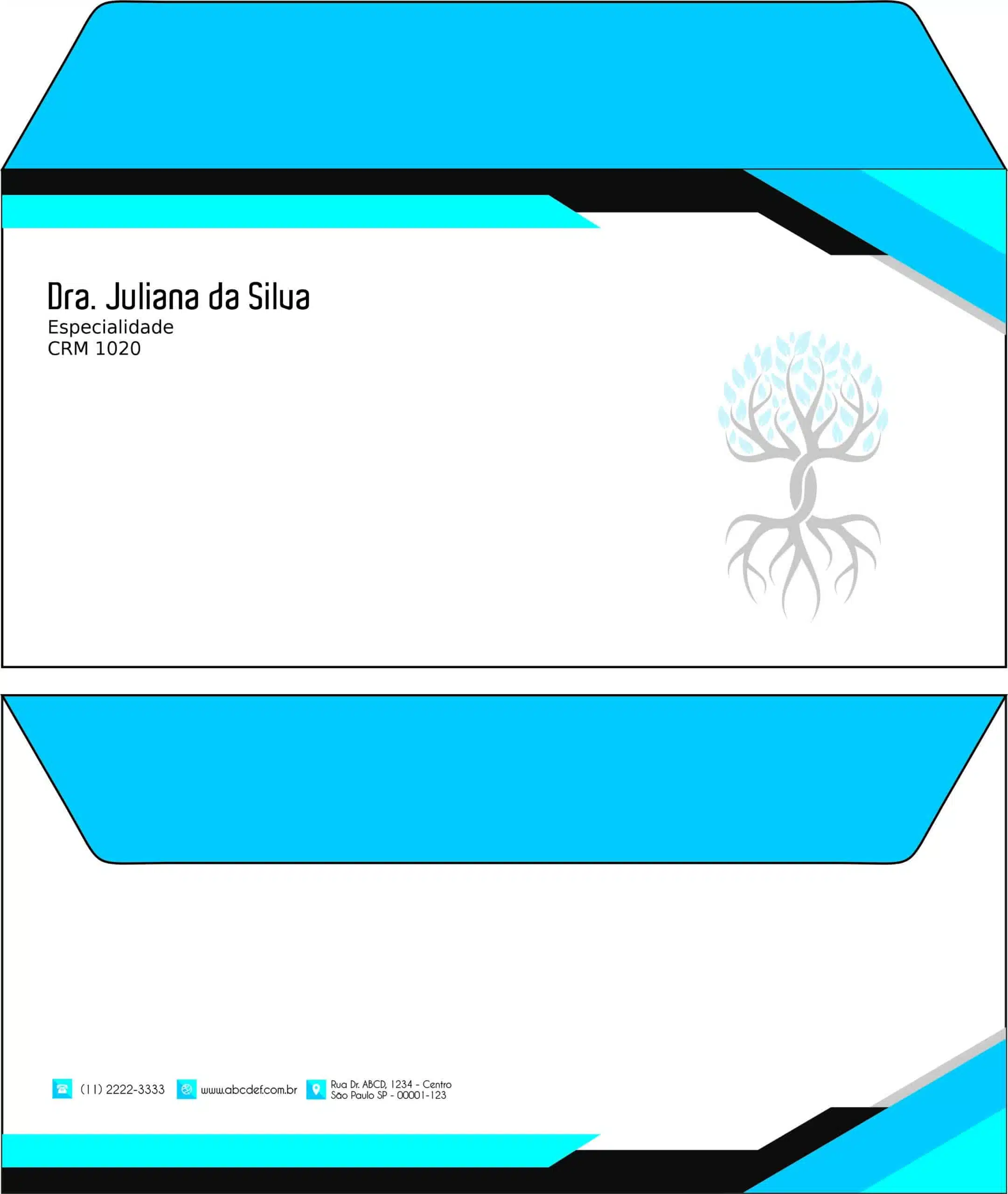 Envelope Ofício (Carta) Angiologia e Vascular Namur