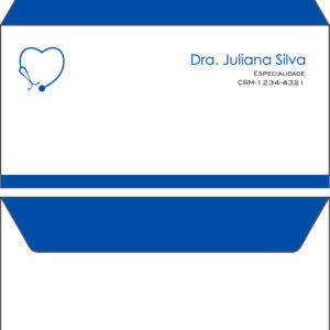 Envelope Ofício (Carta) Cardiologista Amsterdam