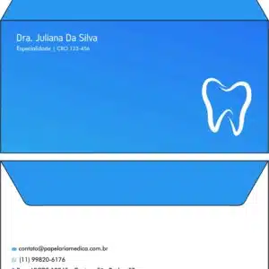 Envelope Ofício (Carta) Odontológico Marselha