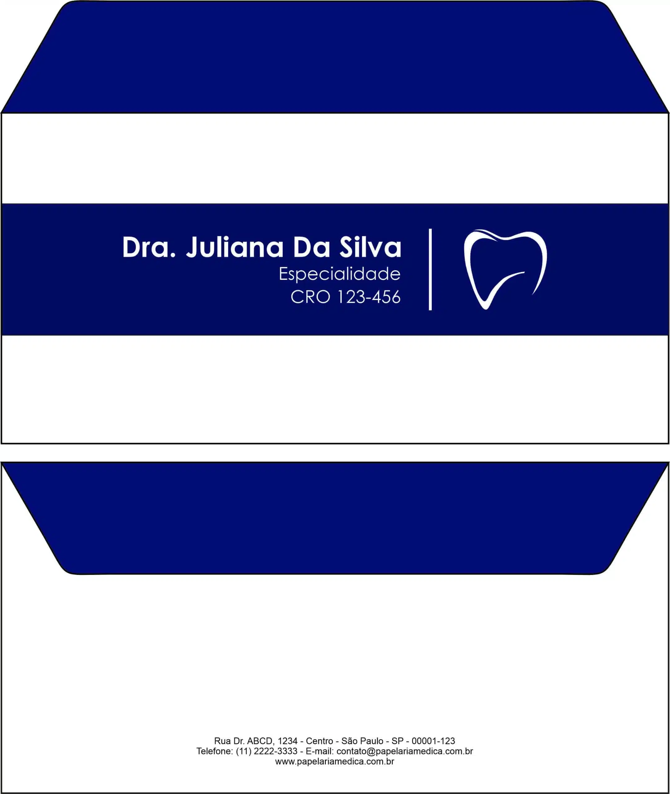 Envelope Ofício (Carta) Odontologia Colmar