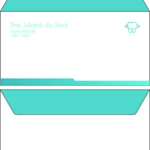 Envelope Ofício (Carta) Odontologia Lille
