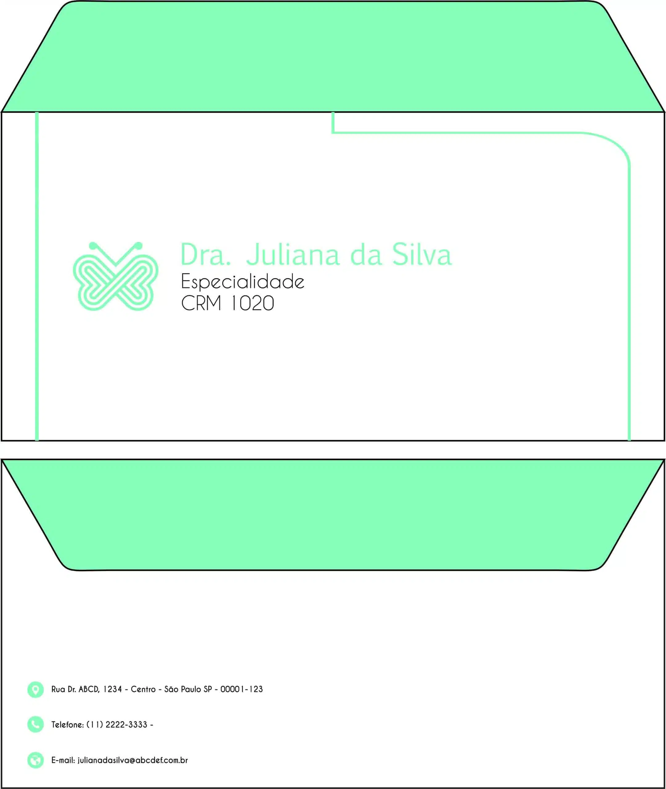 Envelope Ofício (Carta) Endocrinologia Vancouver