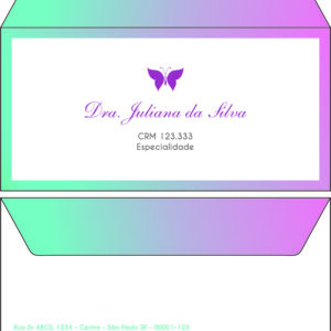 Envelope Ofício (Carta) Endocrinologia Victoria