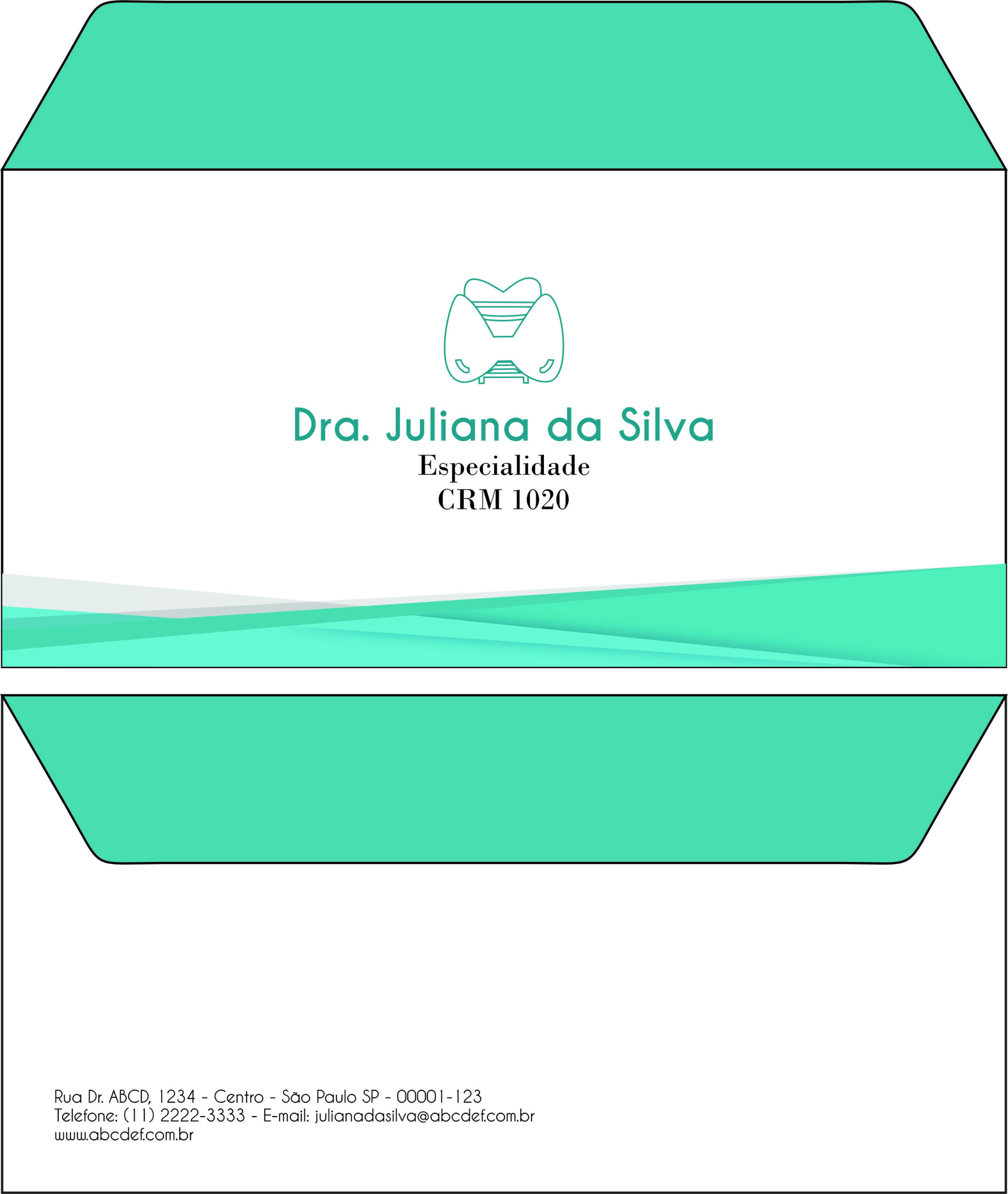 Envelope Ofício (Carta) Endocrinologista Montreal