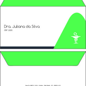 Envelope Ofício (Carta) Farmácia Falkirk