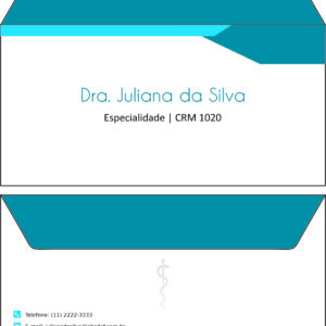 Envelope Ofício (Carta) Clínica Geral Assiute