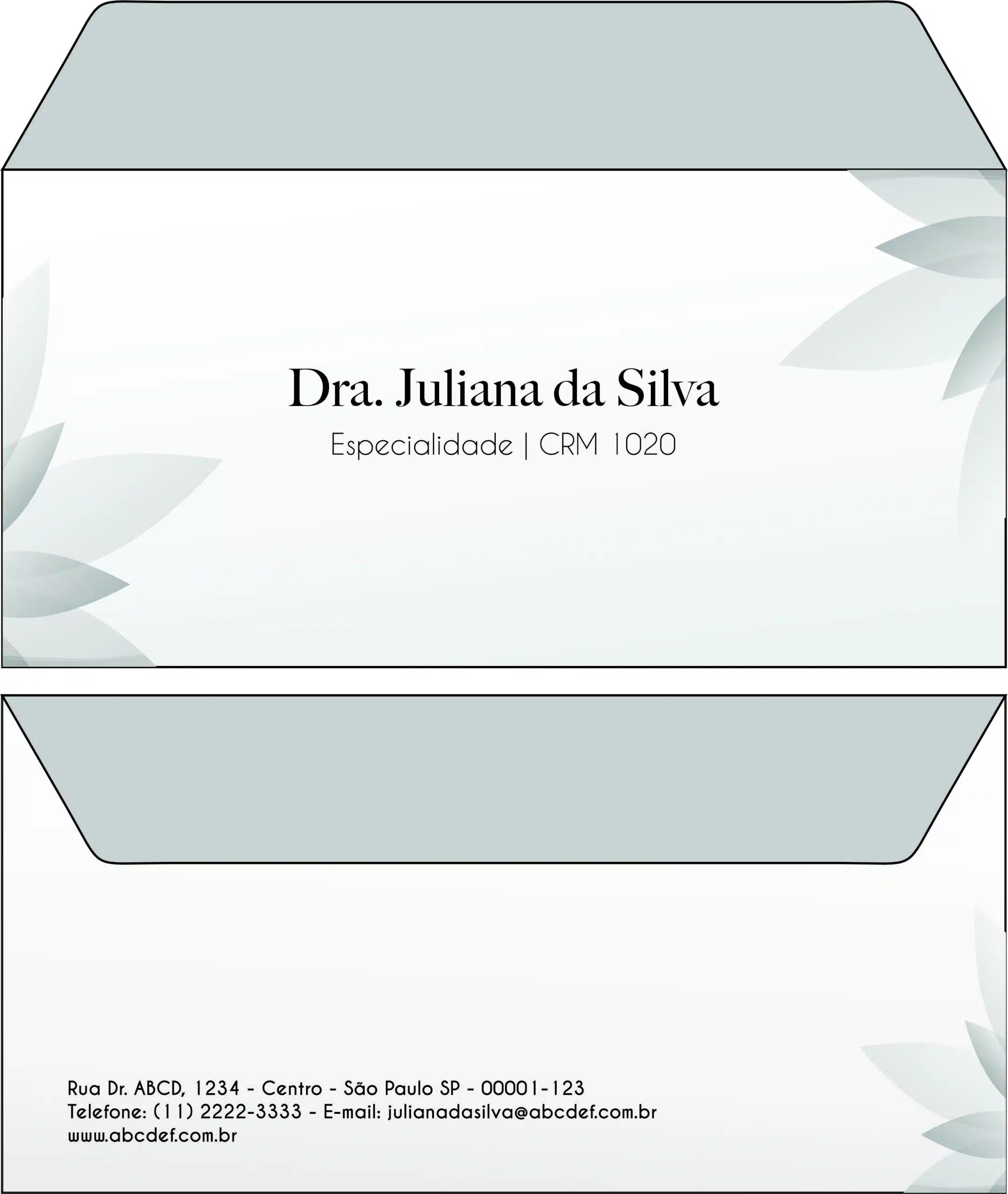 Envelope Ofício (Carta) Clínica Geral Faium