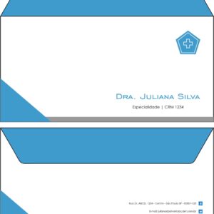 Envelope Ofício (Carta) Clínica Geral Dahab
