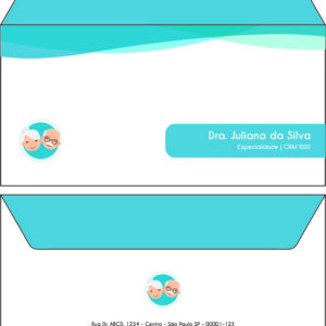 Envelope Ofício (Carta) Geriatria Sari