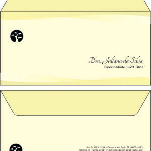 Envelope Ofício (Carta) Geriatria Teerã