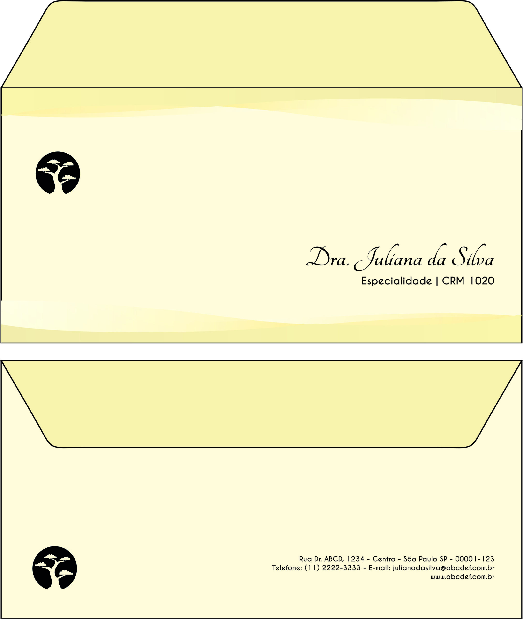 Envelope Ofício (Carta) Geriatria Teerã