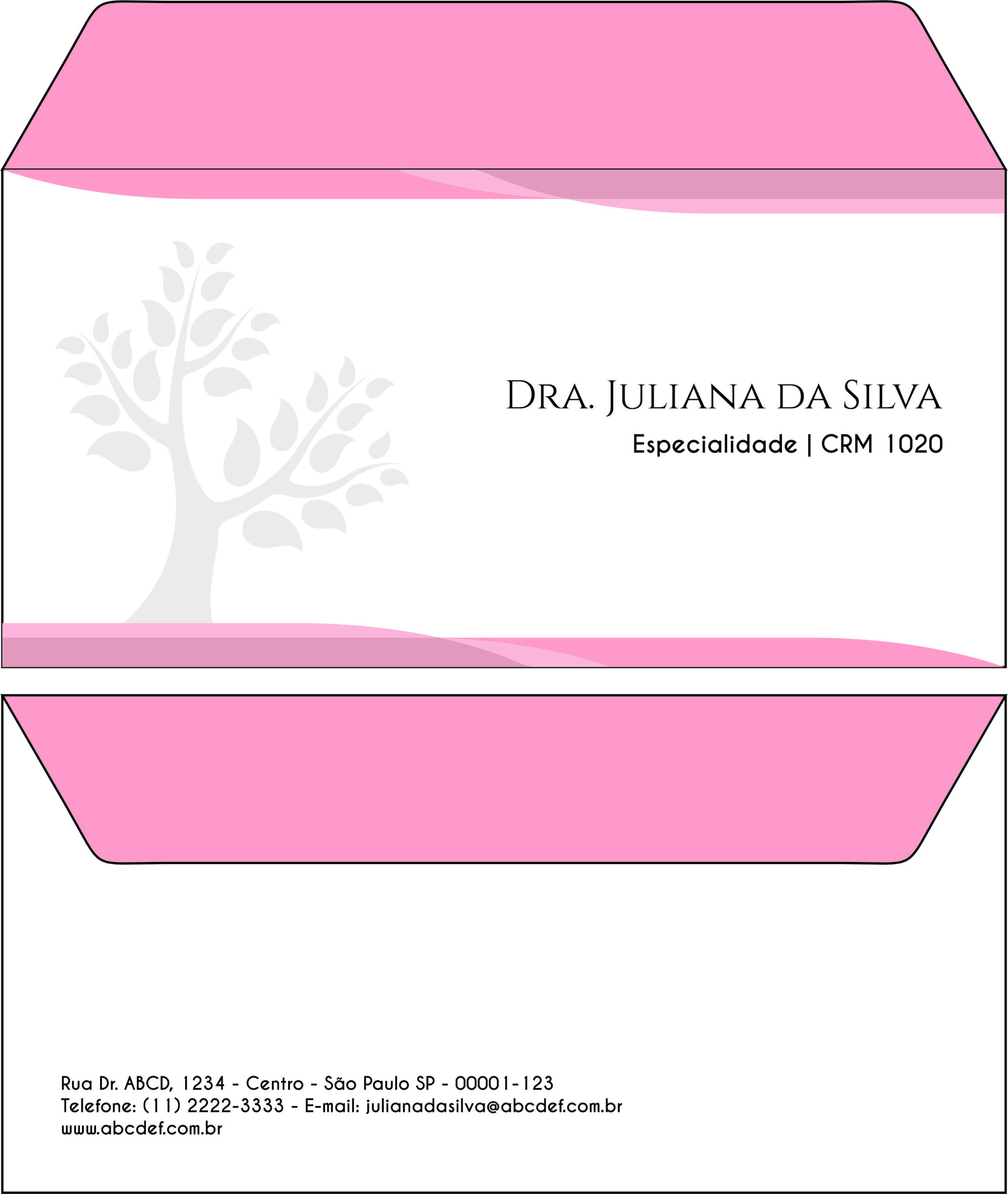 Envelope Ofício (Carta) Geriatria Carmânia