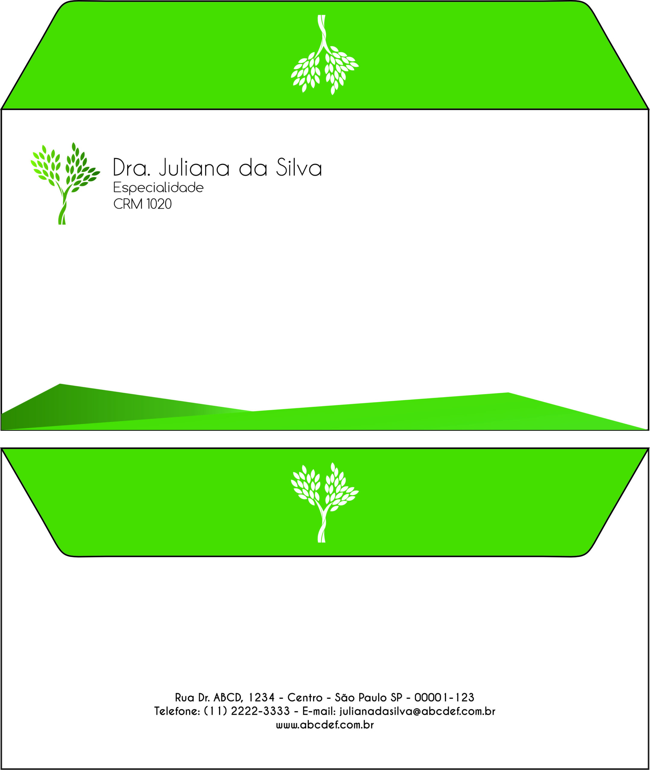 Envelope Ofício (Carta) Geriatria Amol