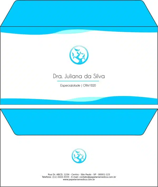 Envelope Ofício (Carta) Geriatria Xiraz Envelope Ofício (Carta) Geriatria Xiraz