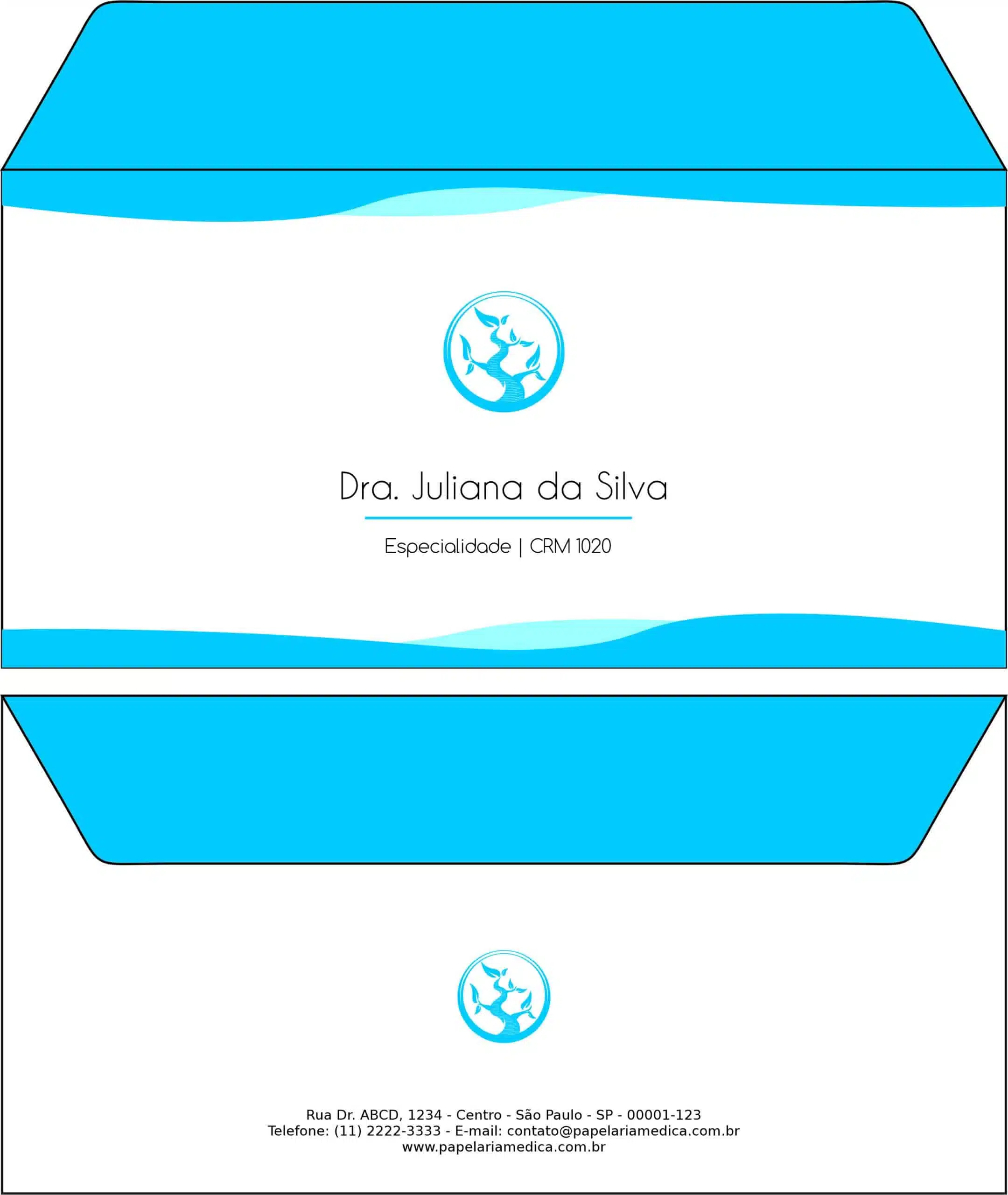 Envelope Ofício (Carta) Geriatria Xiraz