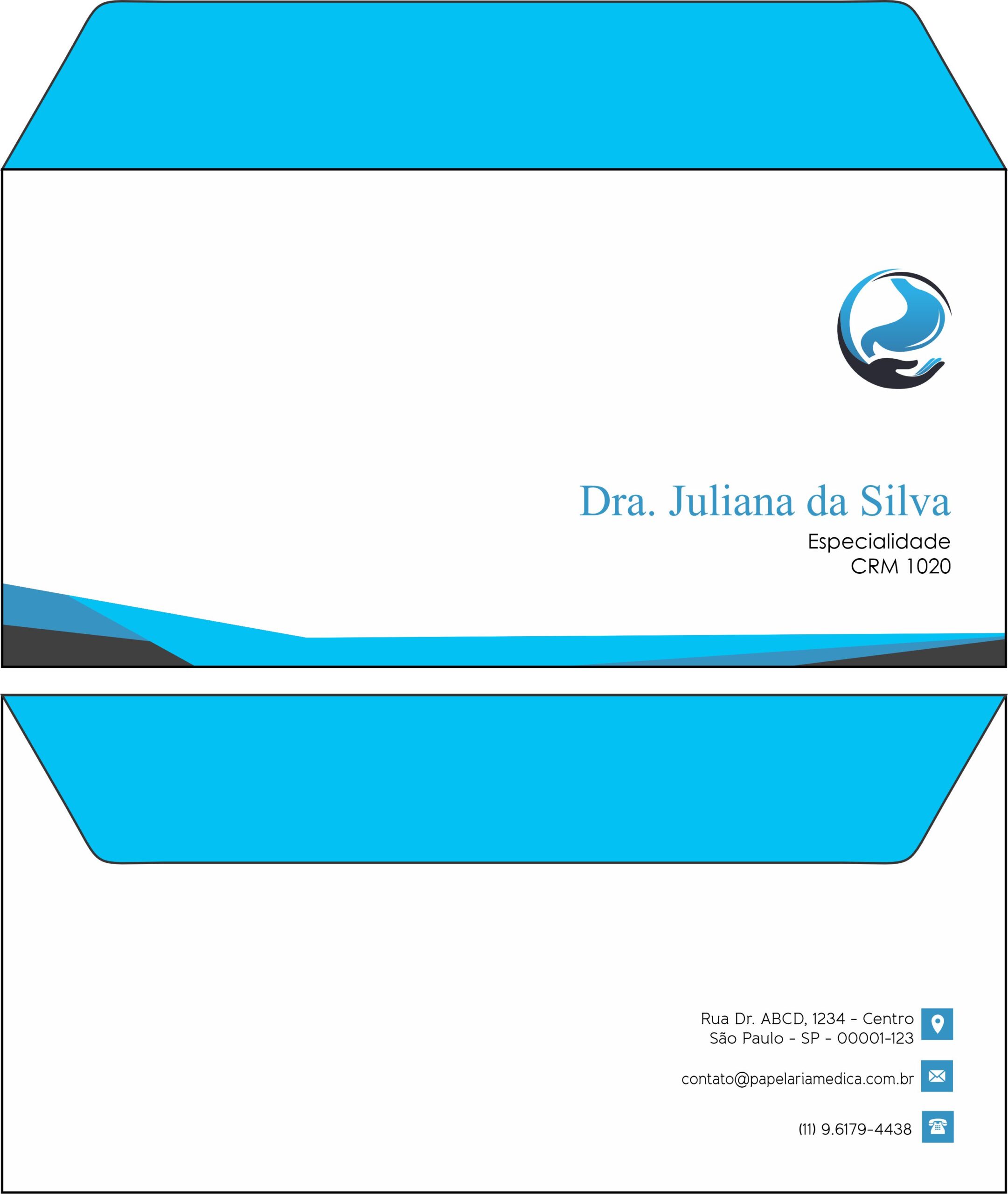 Envelope Ofício (Carta) Gastroenterologia São Petersburgo