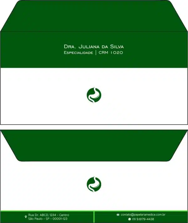 Envelope Ofício (Carta) Gastroenterologia Omsk Envelope Ofício (Carta) Gastroenterologia Omsk
