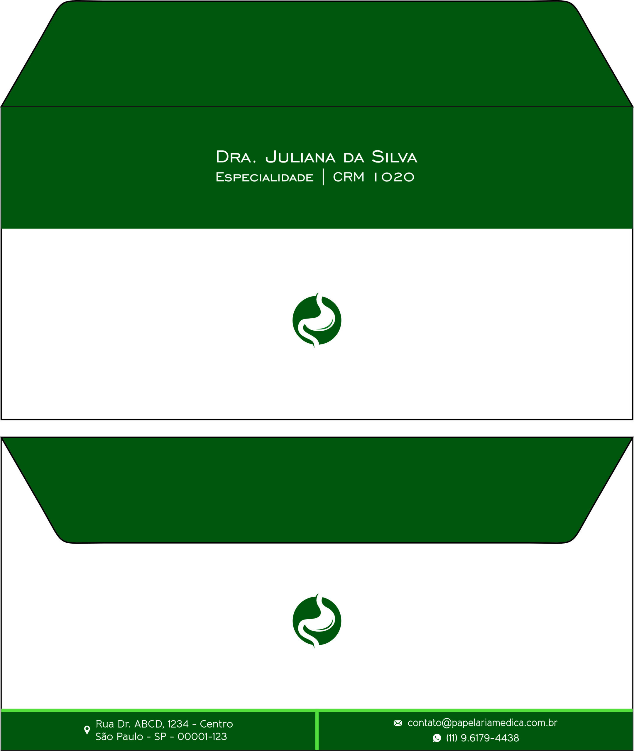 Envelope Ofício (Carta) Gastroenterologia Omsk