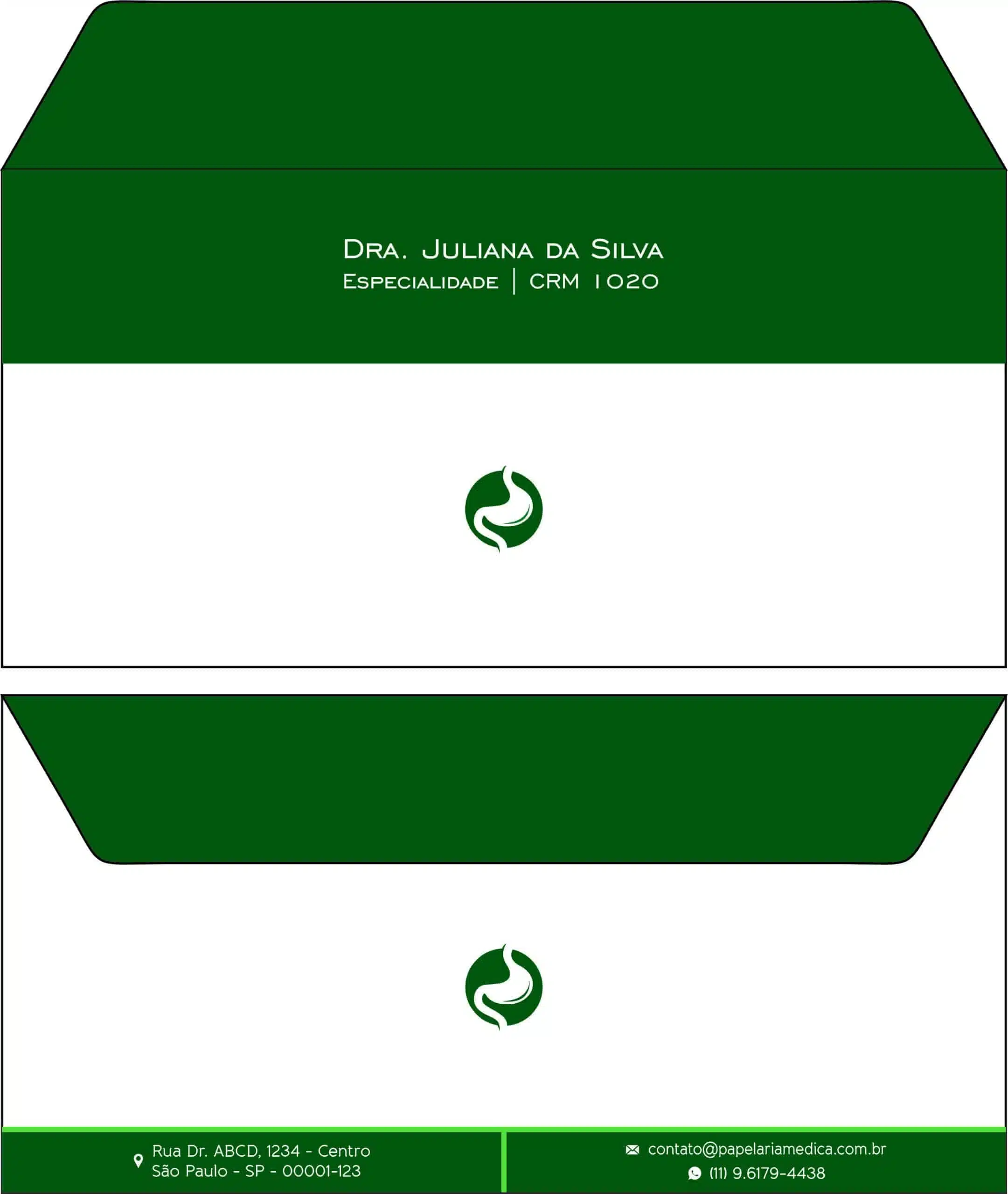 Envelope Ofício (Carta) Gastroenterologia Omsk
