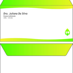 Envelope Ofício (Carta) Nutricionista Buenos Aires