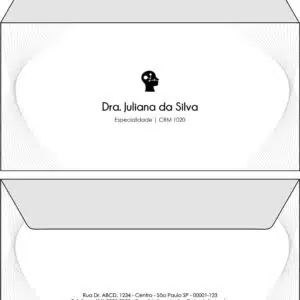 Envelope Ofício (Carta) Otorrinolaringologista Myrina