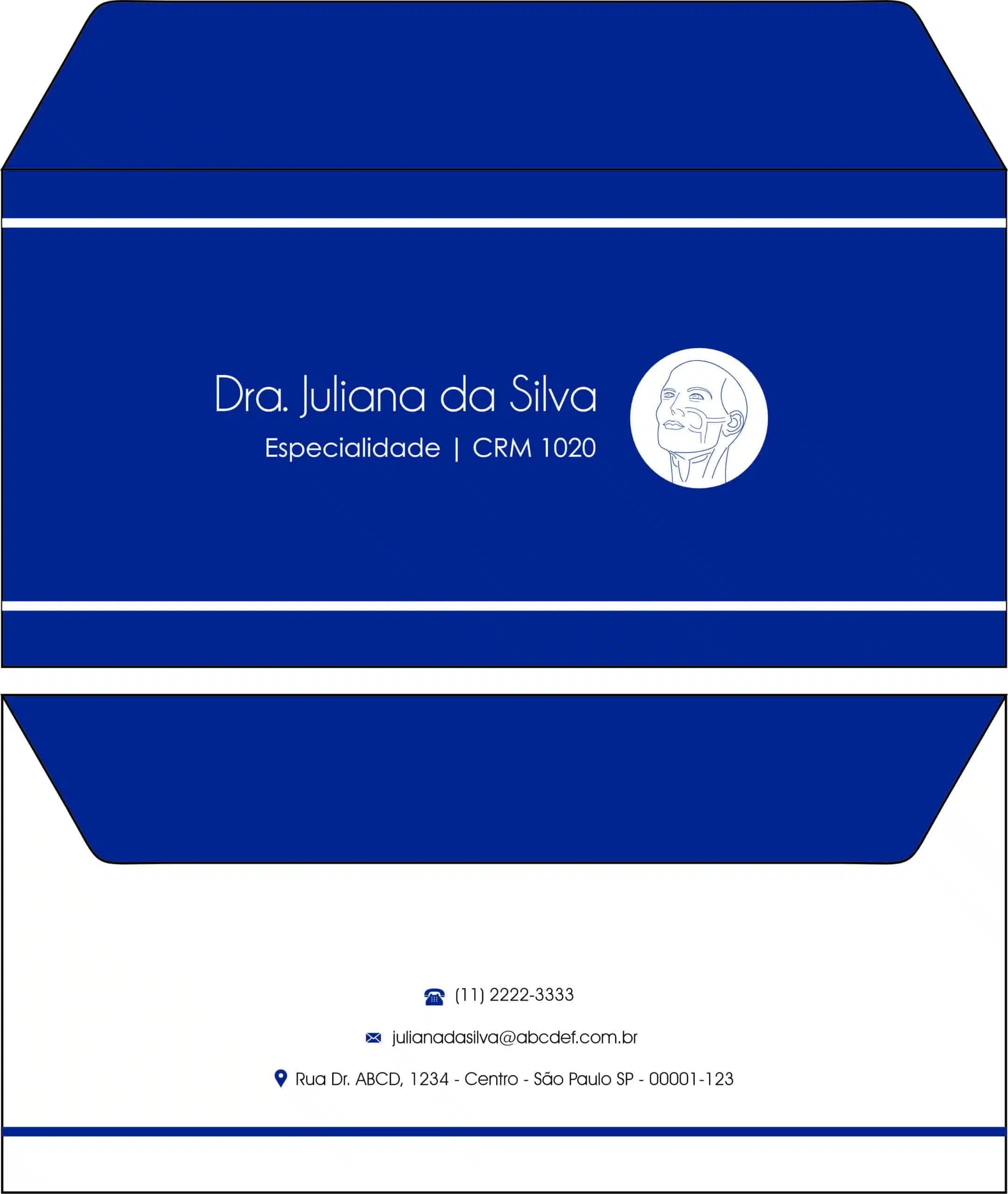 Envelope Ofício (Carta) Otorrinolaringologia Barcelona