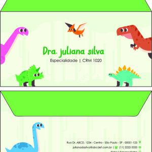 Envelope Ofício (Carta) Pediatra Sopot
