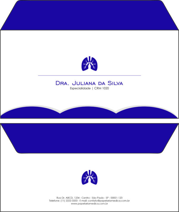 Envelope Ofício (Carta) Pneumologia Odense Envelope Ofício (Carta) Pneumologia Odense