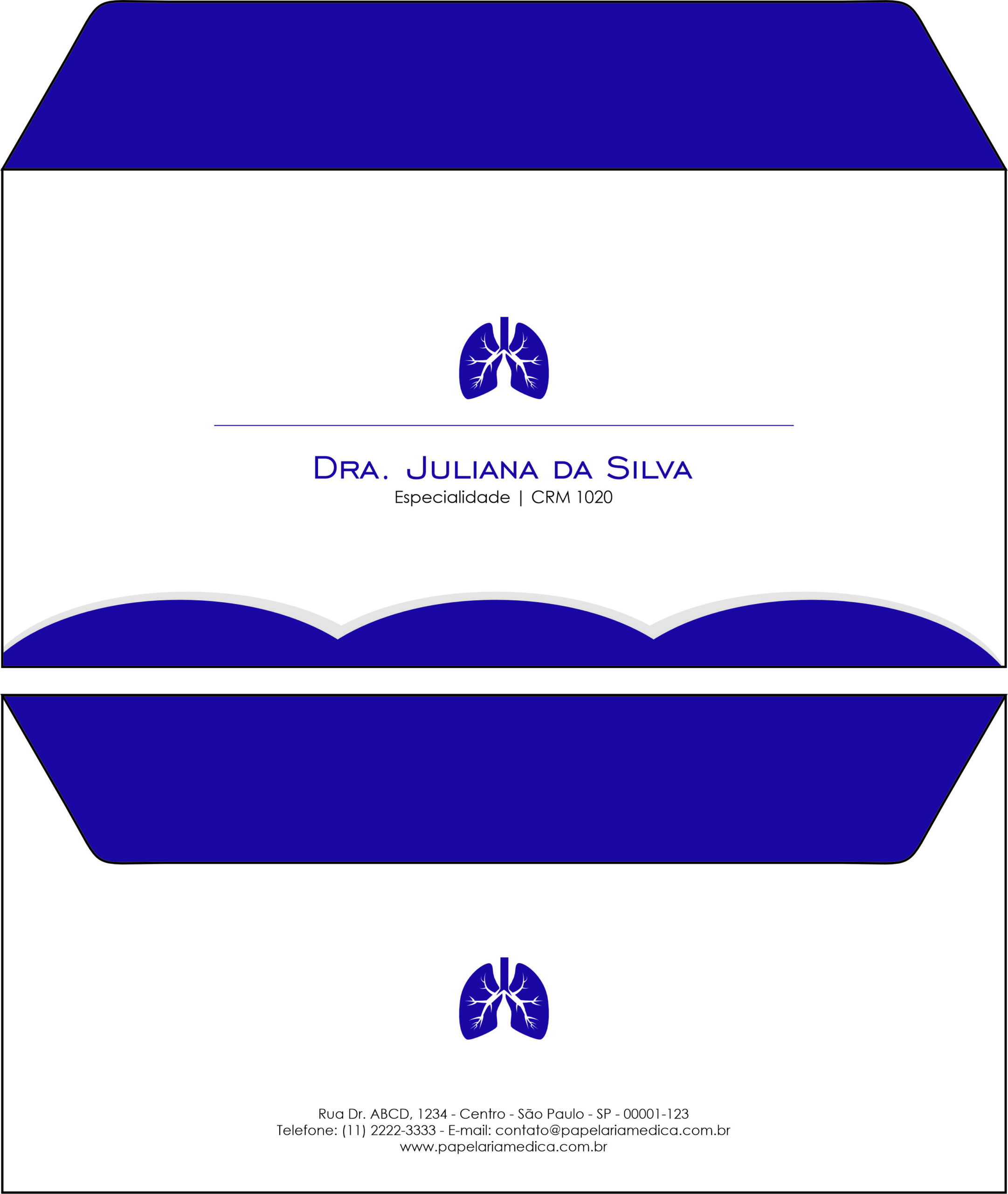 Envelope Ofício (Carta) Pneumologia Odense