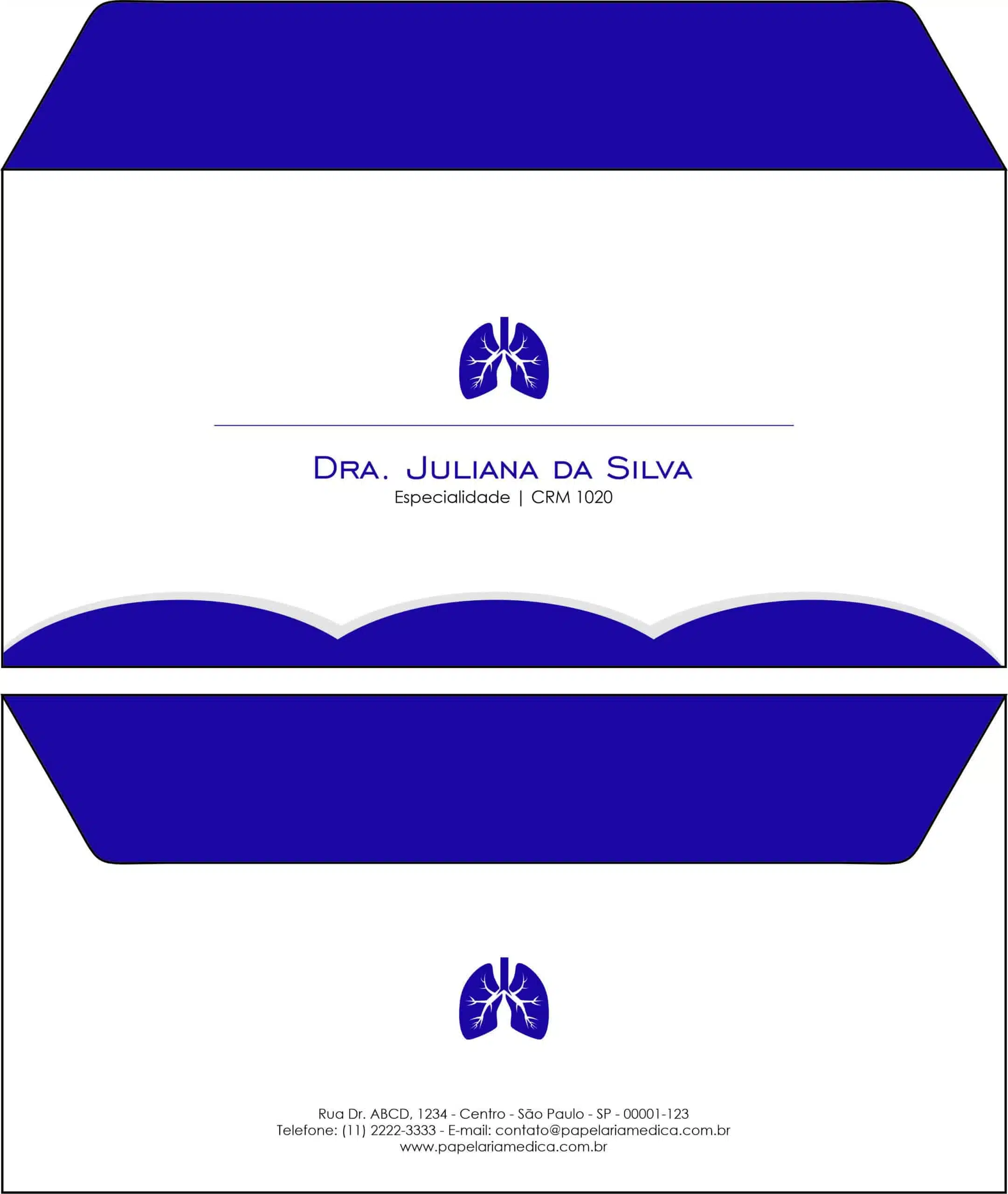 Envelope Ofício (Carta) Pneumologia Odense