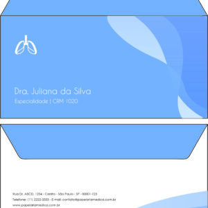 Envelope Ofício (Carta) Pneumologia Horsens