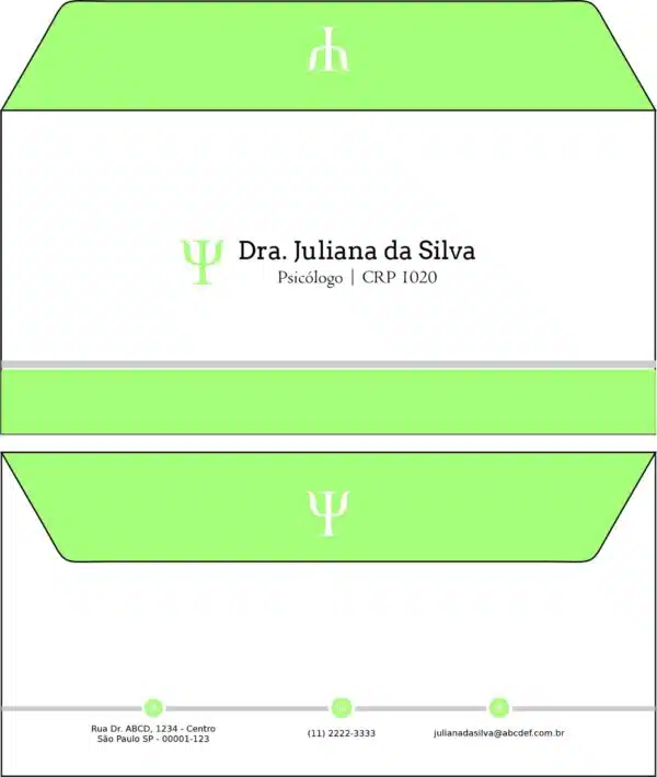 Envelope Ofício (Carta) Psicológico Frankfurt Envelope Ofício (Carta) Psicológico Frankfurt