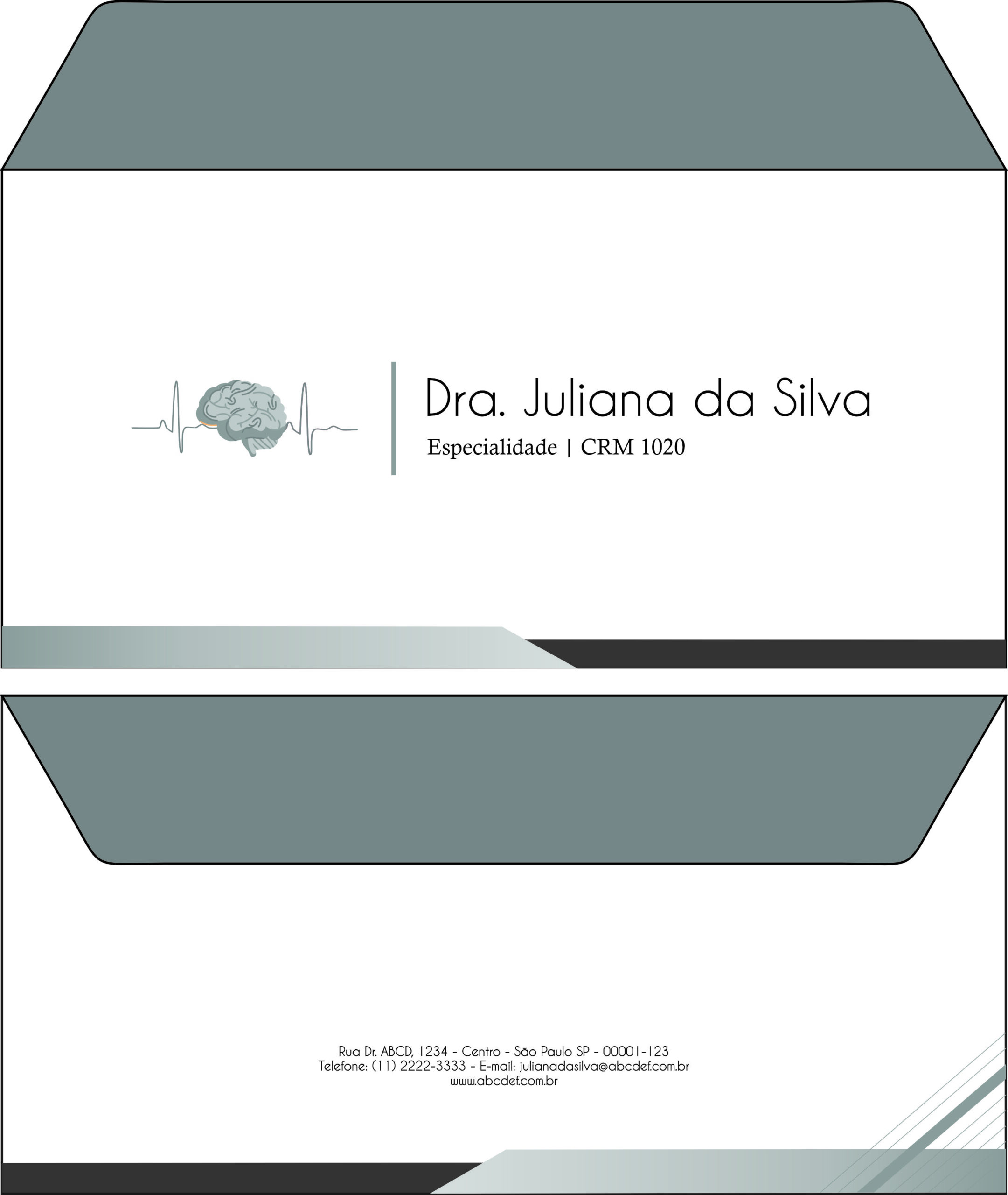 Envelope Ofício (Carta) Psicologia Kiel