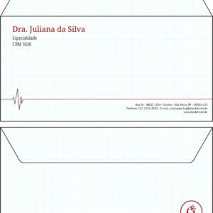 Envelope Ofício (Carta) Cardiologista Eindhoven