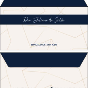 Envelope Ofício (Carta) Dermatologista Brighton