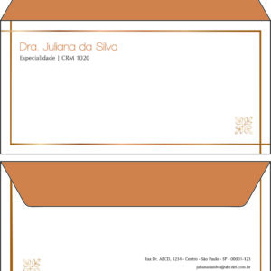 Envelope Ofício (Carta) Dermatologista Chester