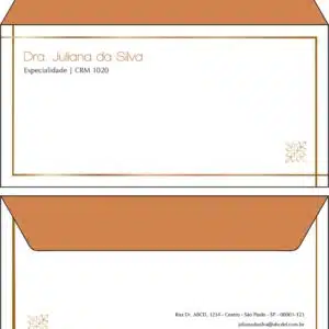 Envelope Ofício (Carta) Dermatologista Chester