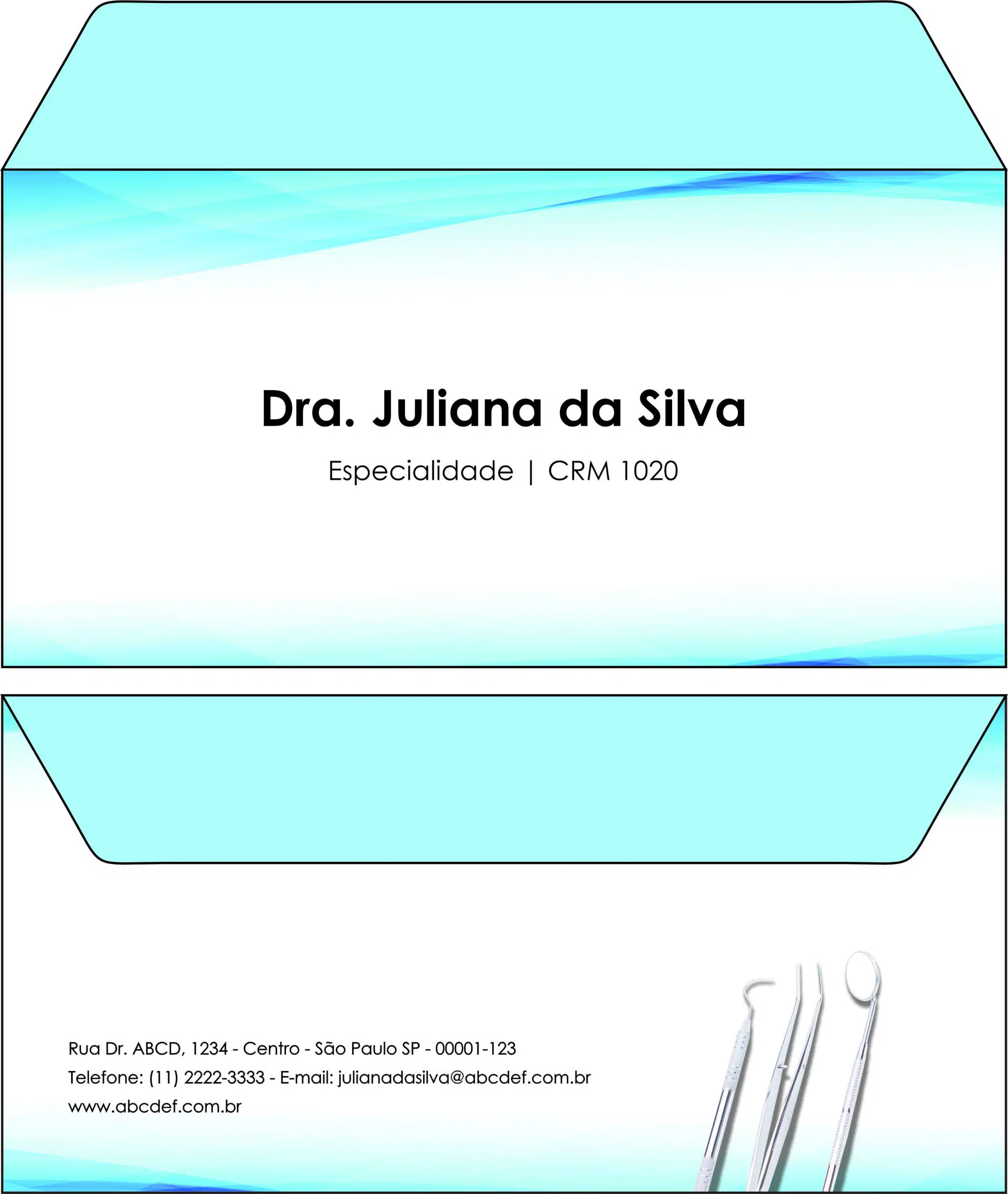 Envelope Ofício (Carta) Odontologia Versalhes
