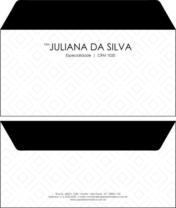 Envelope Ofício (Carta) Clínica Geral Cairo Envelope Ofício (Carta) Clínica Geral Cairo