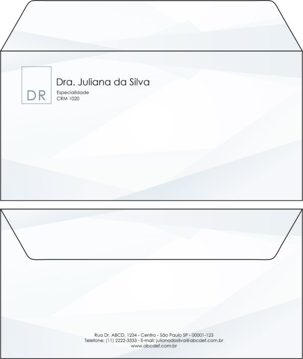 Envelope Ofício (Carta) Clínica Geral Alexandria Envelope Ofício (Carta) Clínica Geral Alexandria