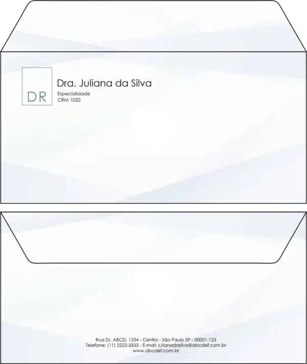 Envelope Ofício (Carta) Clínica Geral Alexandria Envelope Ofício (Carta) Clínica Geral Alexandria