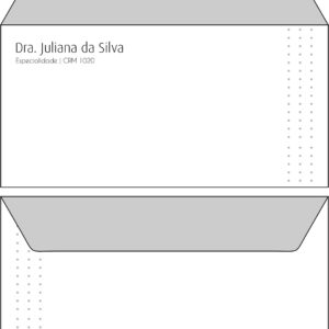 Envelope Ofício (Carta) Clínica Geral Tebas