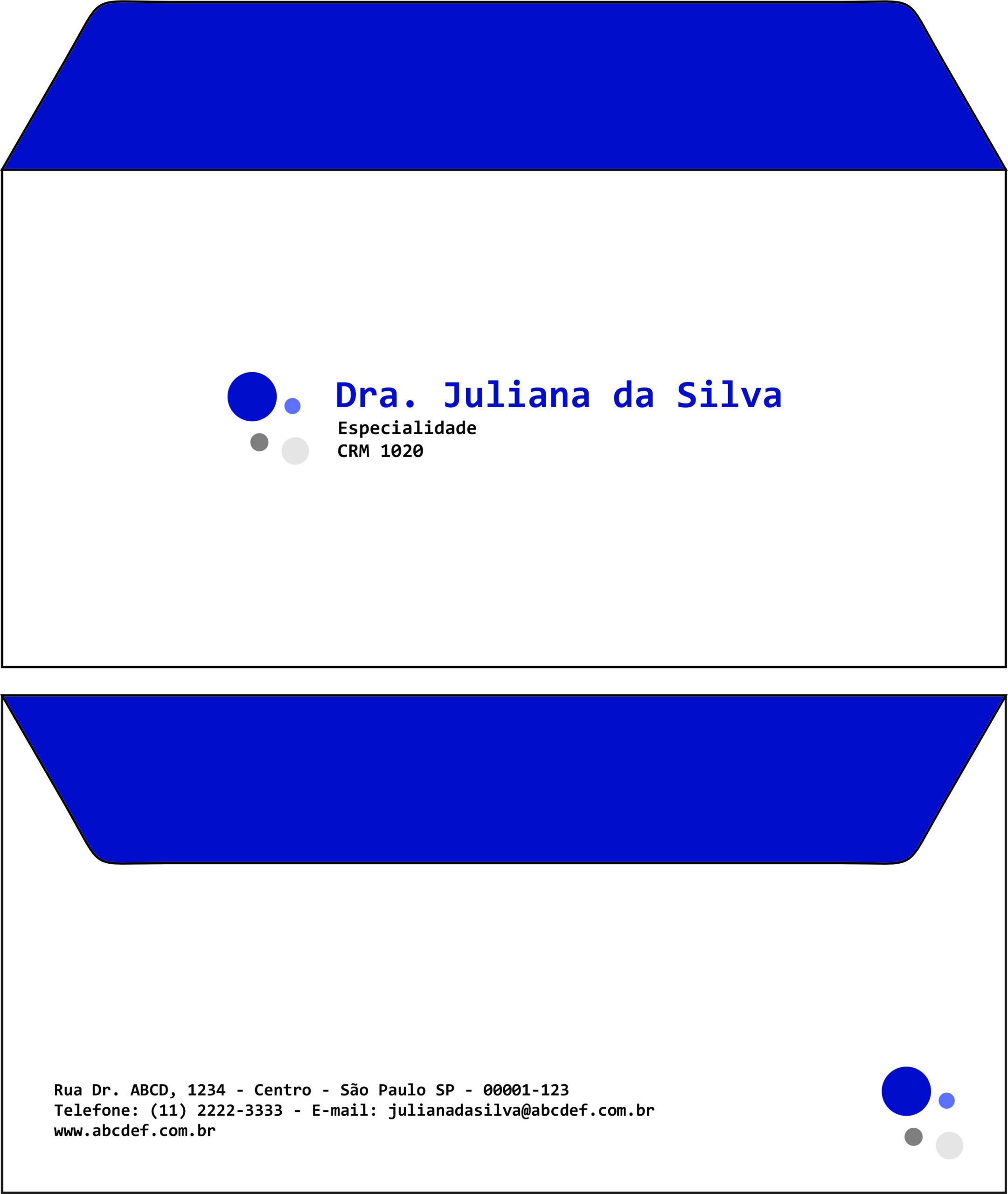 Envelope Ofício (Carta) Clínica Geral Assuã