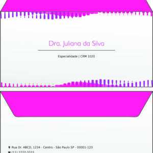 Envelope Ofício (Carta) Ginecologia Austin