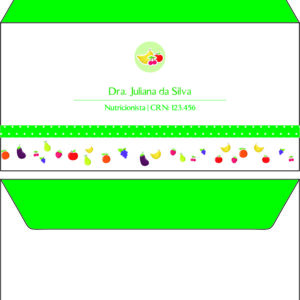 Envelope Ofício (Carta) Nutricionista Corrientes