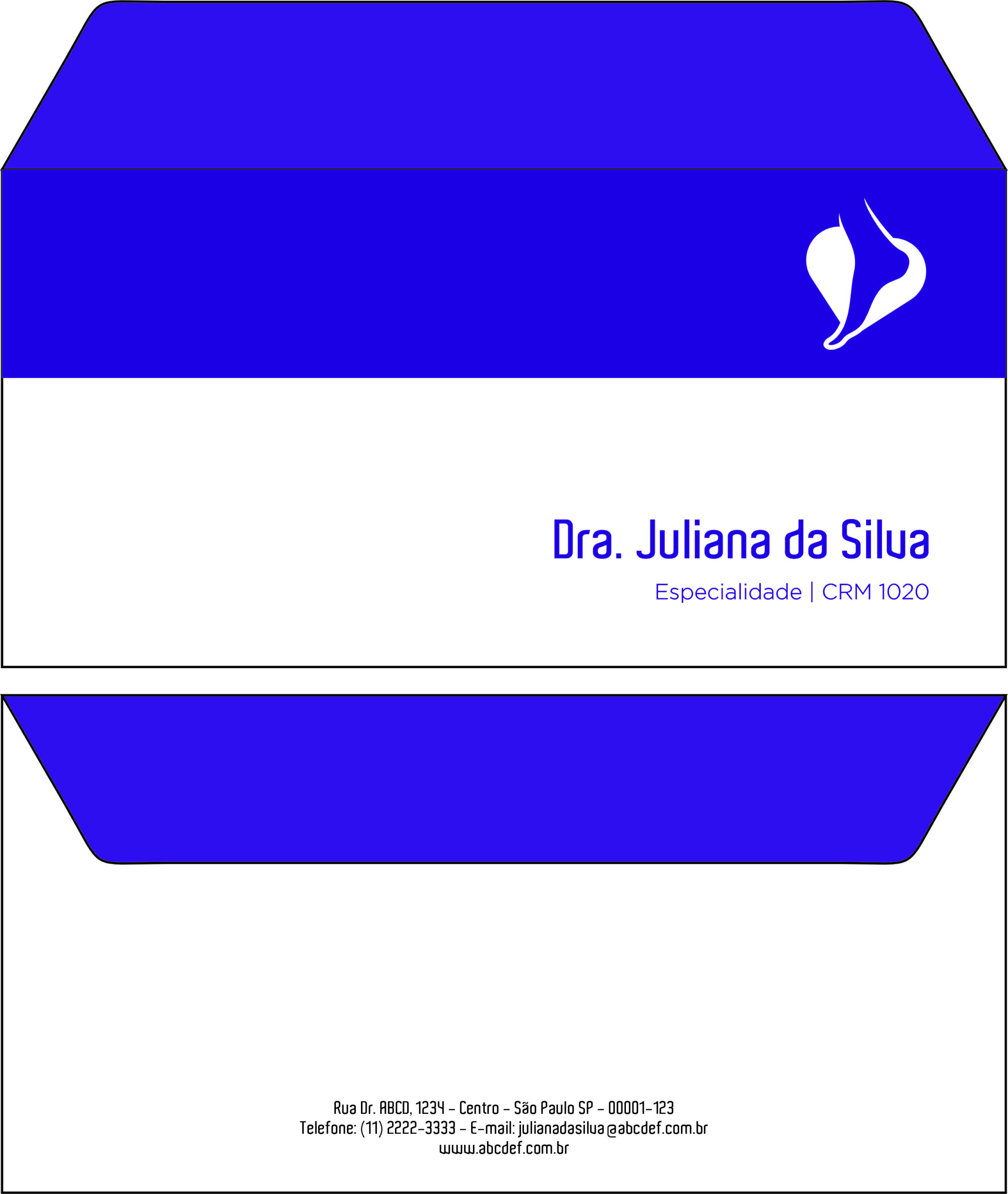 Envelope Ofício (Carta) Ortopedia Atenas
