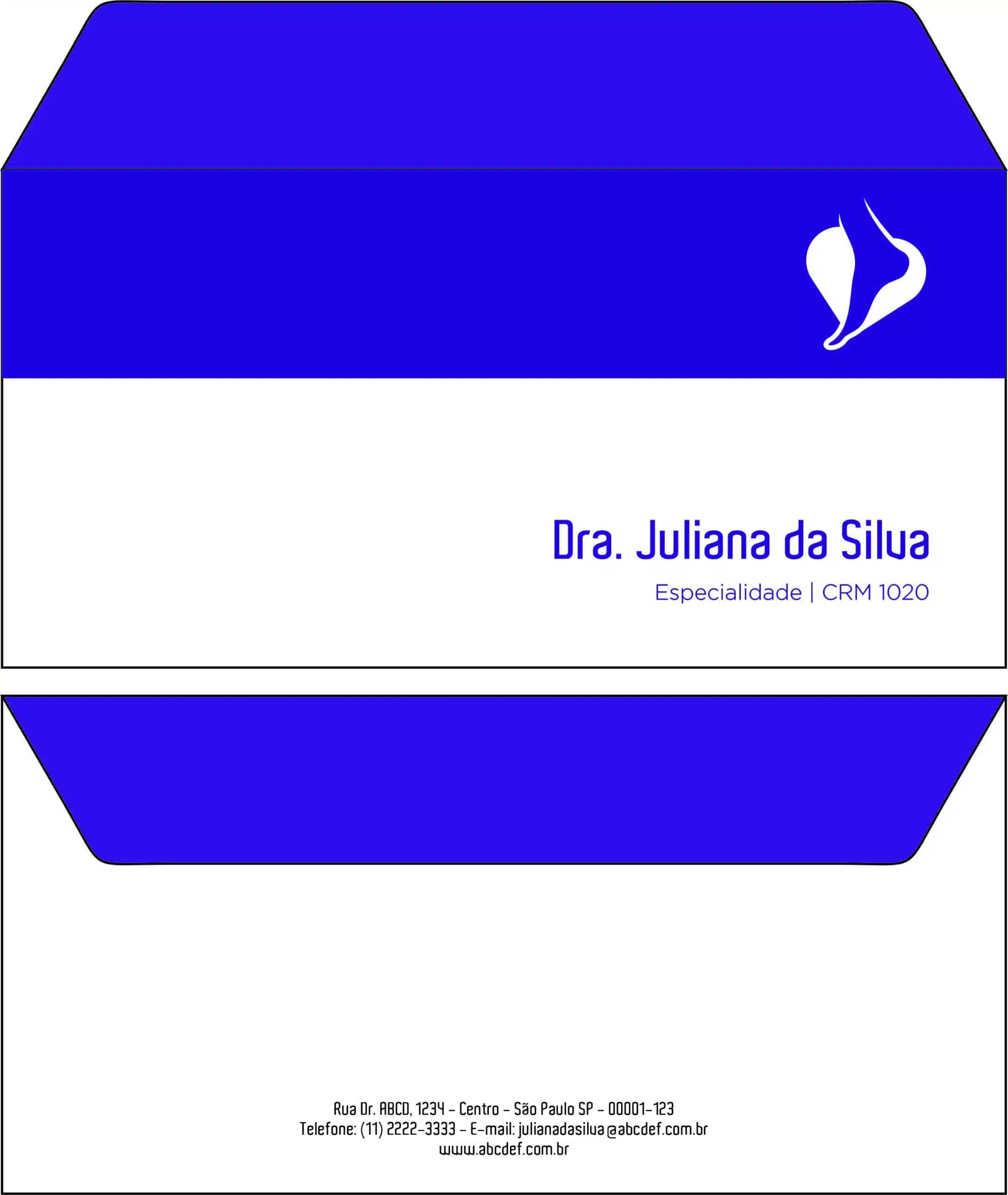 Envelope Ofício (Carta) Ortopedia Atenas